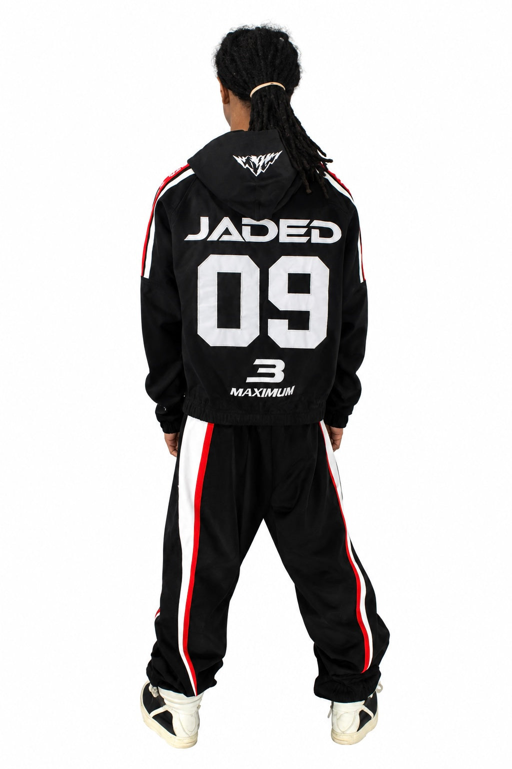 BLACK RACE JADED SET