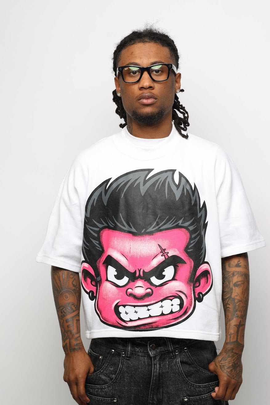 PINK FACED TEE