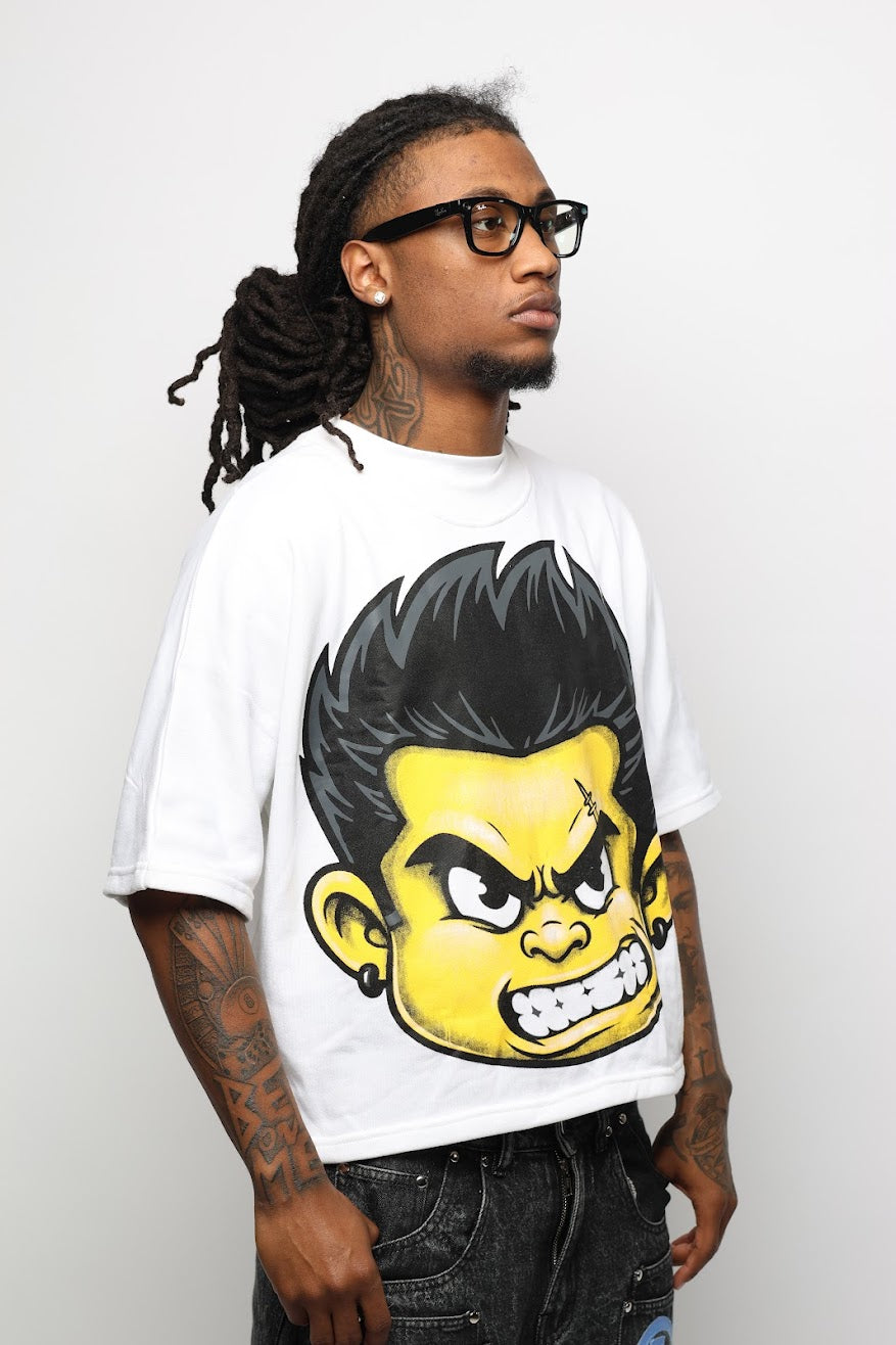 YELLOW FACED TEE